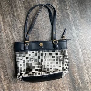 Anne Klein Black and White Shoulder Bag
